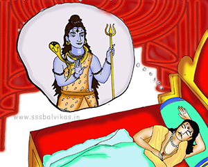 Lord Shiva in King's dream
