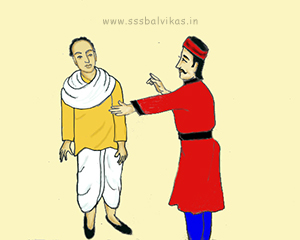 The watch man stopping Ishwar chandra Vidhyasagar