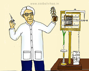 Dr. J.C.Bose, proved Plants too can feel