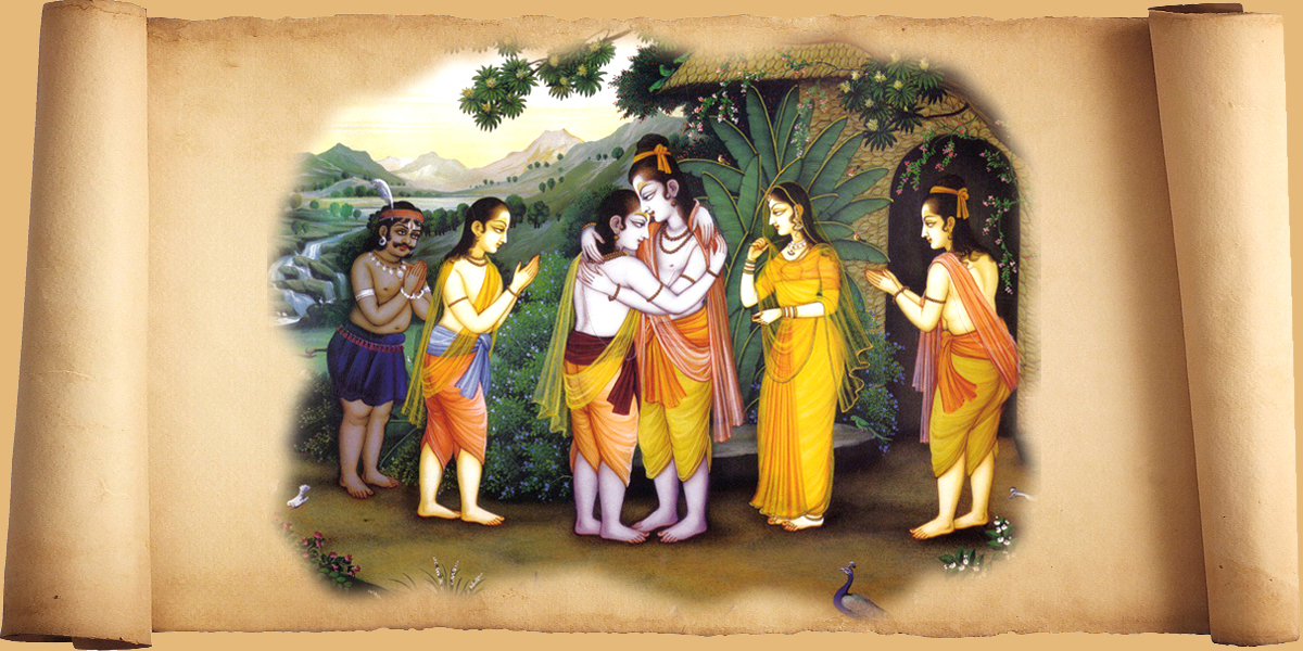 Bharatha meets Rama