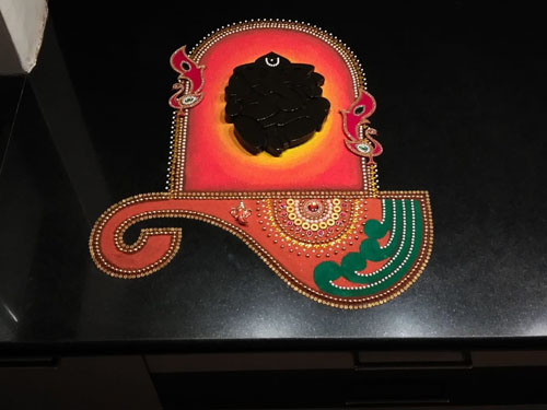 Primordial Radiance (Ganesha Rangoli)