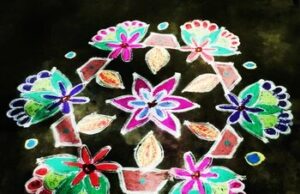 Day 21 : Sparkling Rangolis