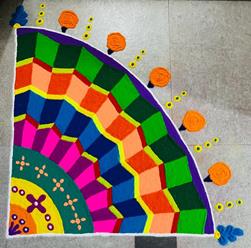 Marvel Rangoli Design 3D Marvels - Rangoli Corner